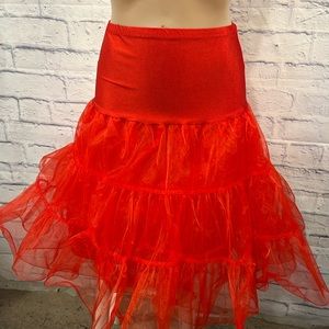 Women's Red petticoat size Small/medium